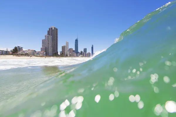 Paradiso di surfisti, queensland, australia — Foto Stock