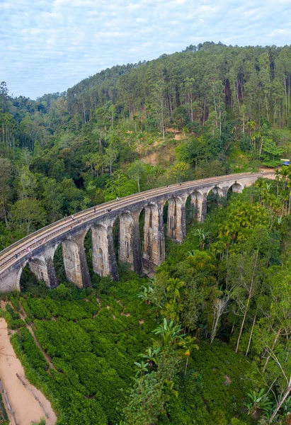 Aerial View Nine Arch Bridge Ella Sri Lanka — Stock Photo, Image