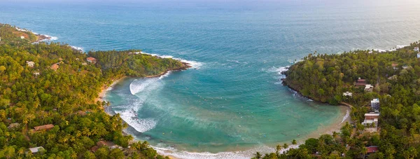 Praia Hiriketiya Costa Sul Sri Lanka — Fotografia de Stock