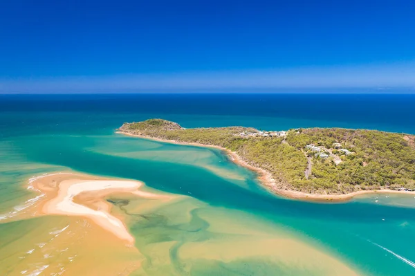 Luftaufnahme Der Stadt Siebzehn Siebzig Der Küste Von Queensland Australien — Stockfoto