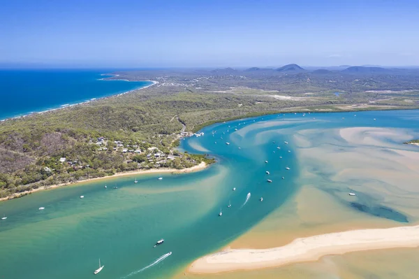 Aerial View Town Seventeen Seventy Coast Queensland Australia — Stock Photo, Image