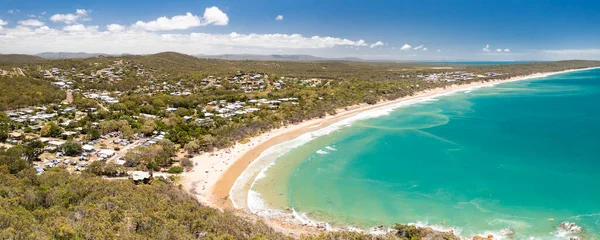 Panoramatický Výhled Město Agnes Water Pobřeží Queenslandu Austrálie — Stock fotografie