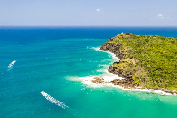 Double Island Point Egy Napsütéses Napon Queensland Ausztrália — Stock Fotó