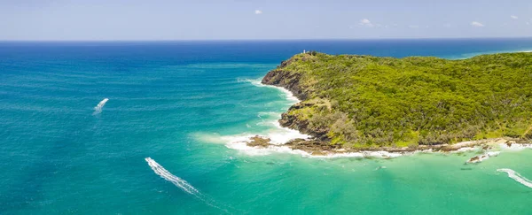 Panoráma Double Island Pont Egy Napsütéses Napon Queensland Ausztrália — Stock Fotó