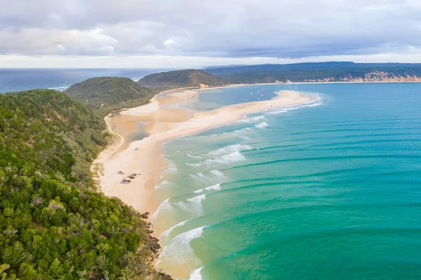 Double Island Point Egy Napsütéses Napon Queensland Ausztrália — Stock Fotó