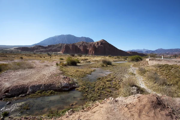 Parc national Quebrada de Cafayate (Rio de las Conchas) dans la province de Salta en Argentine du Nord — Photo