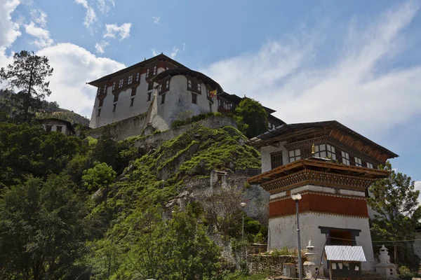 Lhuentse dzong ve východní Bhútán - Asie — Stock fotografie