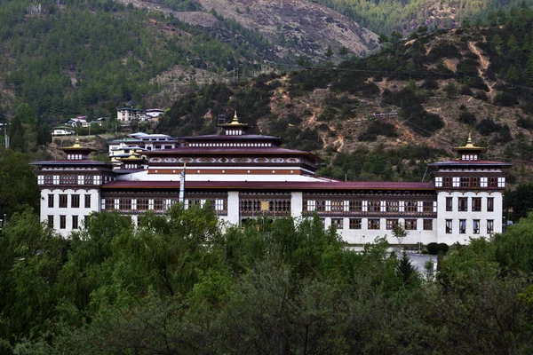 Edificio governativo a Timphu in Bhutan — Foto Stock