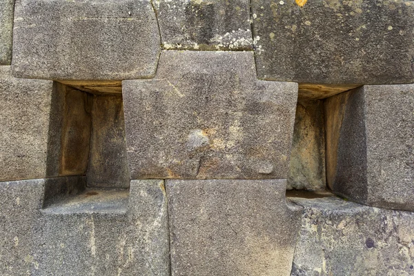 Inca wall in ollantaytambo - heiliges tal in peru, südamerika — Stockfoto