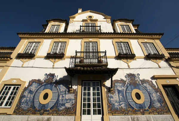 Facade of Jose Maria da Fonseca vinhos winery in Azeitão - Portugal