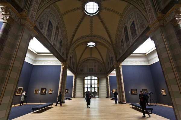 Wnętrze Muzeum rijksmuseum w Amsterdamie - Holandia — Zdjęcie stockowe