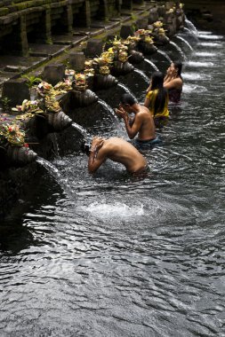 Bali dili hindu almak Bali - Endonezya tirta empul tapınağında kutsal banyo