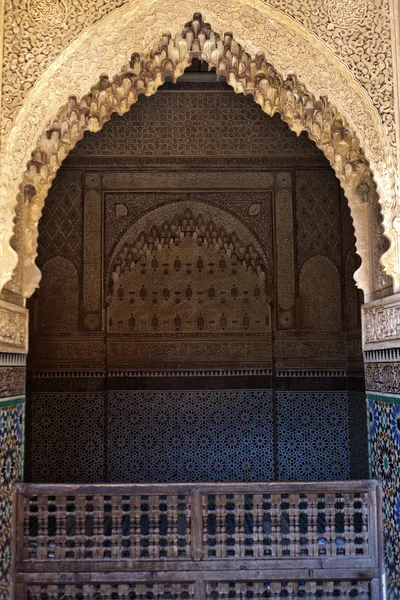 Túmulos Saadianos em Marraquexe - Marrocos — Fotografia de Stock