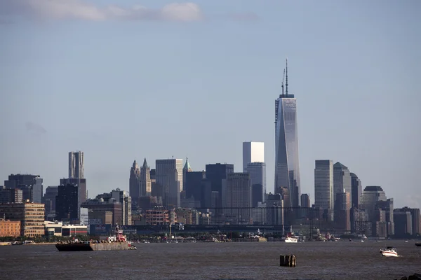 Manhattan (New York City) seen from the Hudson River (United States of America) — Stock Photo, Image