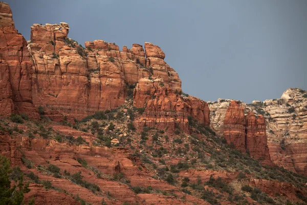 Red mountains in Sedona national park - Arizona, United States of America — Stock Photo, Image