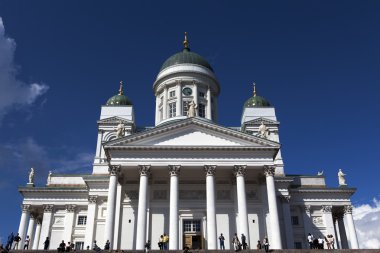 helsinki veya helsingfors, Finlandiya, İskandinavya (Kuzey Avrupa başkenti Helsinki Katedrali (tuormiokirkko) tarihi)