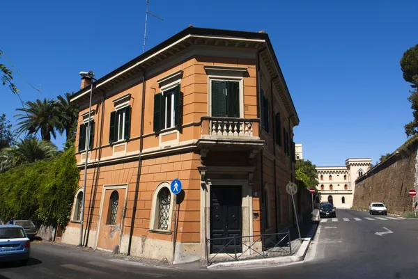 Gamla hus i Rom, Italien — Stockfoto