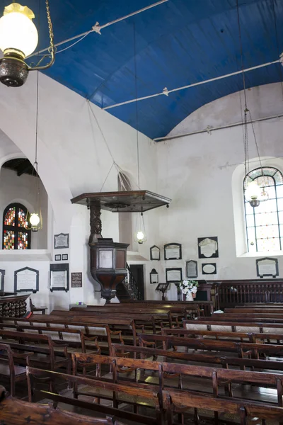 Interiér groote Kerk (holandské reformované církve - voc) v galle fort - Jižní Srí lanka — Stock fotografie