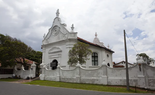 Groote Kerk (Голландская Реформатская Церковь - VOC) в г. Форт (Южная Шри-Ланка) — стоковое фото