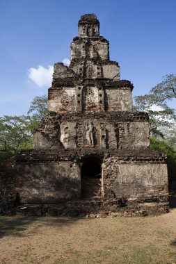 polonnaruwa - bir unesco dünya mirası sri Lanka - Asya satmahal prasada (quadrangle) Tapınağı