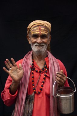 Kathmandu (nepal eski Merkezi sadhu)