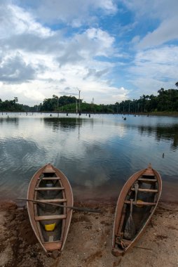 Brokopondo stuwmeer reservoir in Suriname - South America clipart