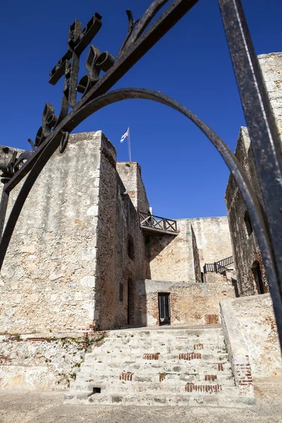 Spanyol gyarmati vár castillo de san pedro de la roca del morro santiago de Cubában, Kuba, Észak-Amerikában — Stock Fotó