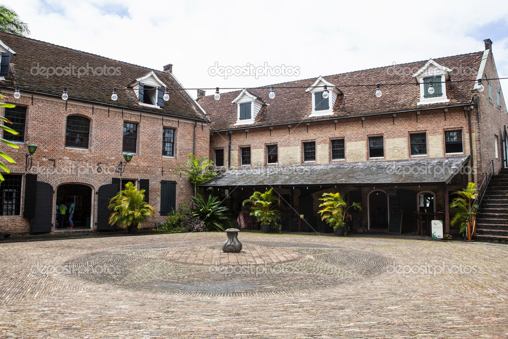 Courtyard of Fort Zeelandia in Paramaribo - Suriname