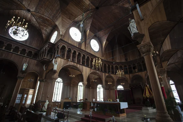 Innenraum der St. Petrus und Paulus-Kathedrale in Paramaribo - Surinam - Südamerika — Stockfoto