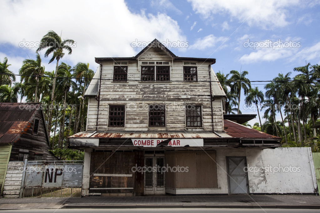 Old house in the center of Paramaribo - Suriname - South America