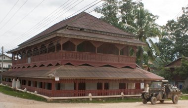 Muang şarkı köy içinde kuzey Laos nam tha province, laos, Asya