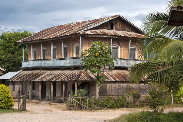 Muang zingen dorp in de provincie Noord lao nam tha, laos, Azië — Stockfoto