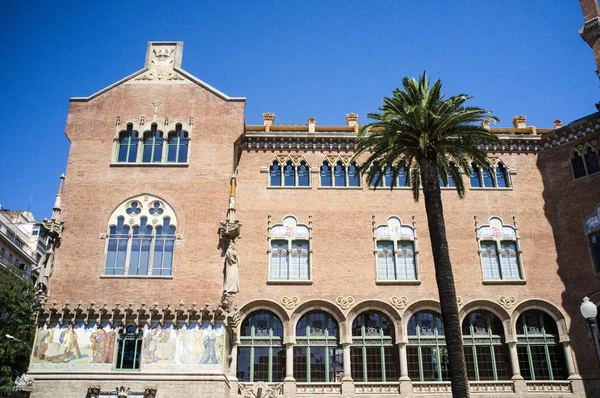 Gevel van hospital de sant pau in barcelona - Spanje — Stockfoto