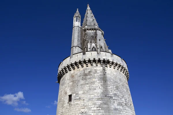 Tour de la lanterne toren in het oude centrum van la rochelle - charente-maritime in Frankrijk — Stockfoto