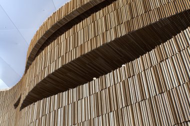 Oslo, Norveç modern opera house (operahuset) iç