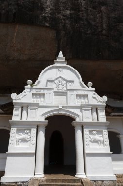 Dambulla, Orta Sri Lanka, Sri Lanka, Asya 'daki Budist mağara tapınakları.