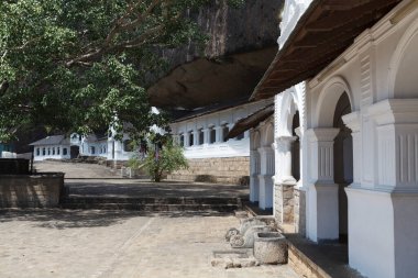 Dambulla, Orta Sri Lanka, Sri Lanka, Asya 'daki Budist mağara tapınakları.