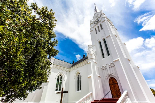 Utanför Den Holländska Reformerade Kyrkan Bredasdorp Västra Kapprovinsen Sydafrika Afrika — Stockfoto