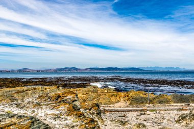 Robben Adası manzarası, Cape Town, Güney Afrika