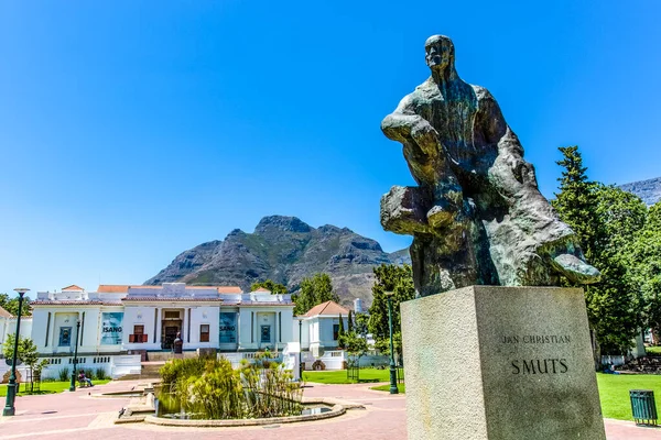 Exterior Galería Nacional Sudafricana Estatua Jan Christian Smuts Los Jardines — Foto de Stock