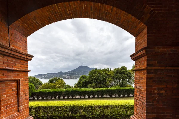 Exterior Fort San Domingo Fort Anthonio Tamsui New Taipei Taiwán —  Fotos de Stock