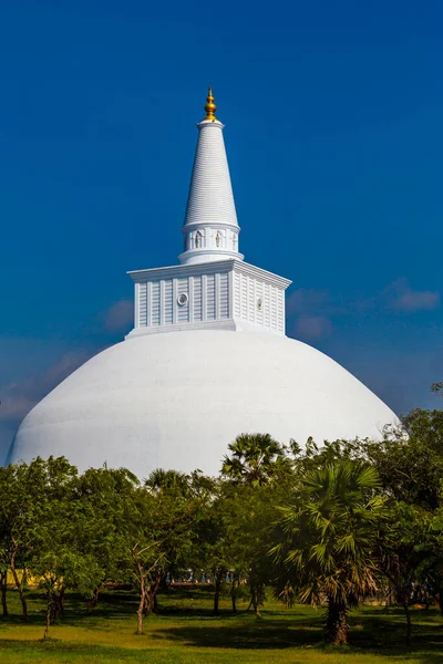 Ruwanwelisaya Cetiya Stupa Dans Ville Sacrée Anuradhapura Sri Lanka — Photo