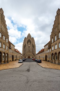 Grundtvigs Kilisesi (1921-1940) Bispebjerg, Kopenhag, Danimarka, Avrupa