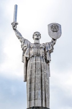 Kyiv, Ukrayna, Avrupa 'daki Anavatan Anıtı' nın (Rodina Mat) Savunması