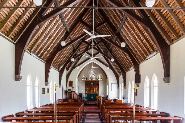 Innenraum Der Anglikanischen Kirche Stephen Negombo Sri Lanka Asien — Stockfoto