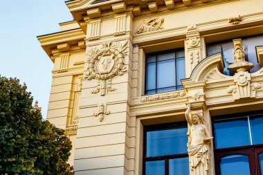 Zagreb, Hırvatistan, Balkanlar ve Avrupa 'daki Sanat Pavyonu' nun dış cephesi