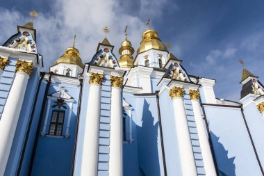 Kyiv, Ukrayna, Avrupa 'daki Aziz Michaels Manastırı cephesi