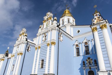 Kyiv, Ukrayna, Avrupa 'daki Aziz Michaels Manastırı cephesi