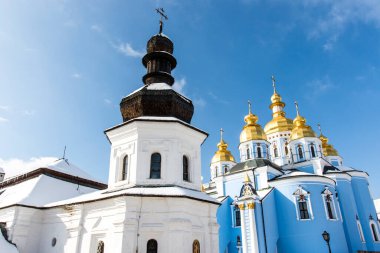 Kyiv, Ukrayna, Avrupa 'daki Aziz Michaels Manastırı cephesi