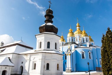 Kyiv, Ukrayna, Avrupa 'daki Aziz Michaels Manastırı cephesi